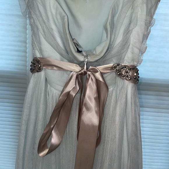 Light blue prom dress worn once, 6-way dress - Picture 3 of 6